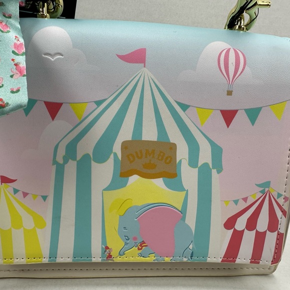 Loungefly Disney Dumbo Circus Tent Crossbody Bag - Picture 6 of 9